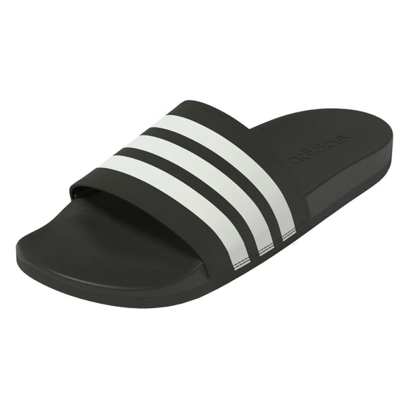 adidas Other - New adidas Adilette Comfort Slide Sandals Black Striped UNISEX New in Box